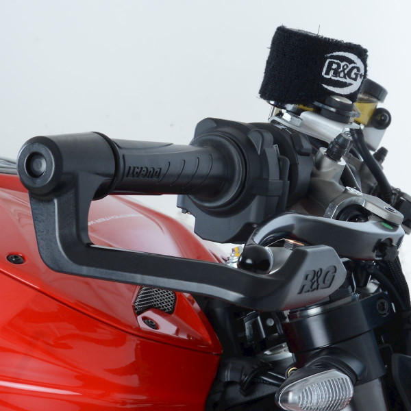 R&G R&G Brake Lever Guard for Triumph Trident 660 '21-, Daytona 660 '24-, Speed Triple 1200 RS '21-, Street Triple RS 765 '23- (Without Bar End Mirrors) & Royal Enfield Continental GT 650 ’19-